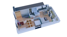 Projekt domu Szpinak 2G dwulokalowy (5)